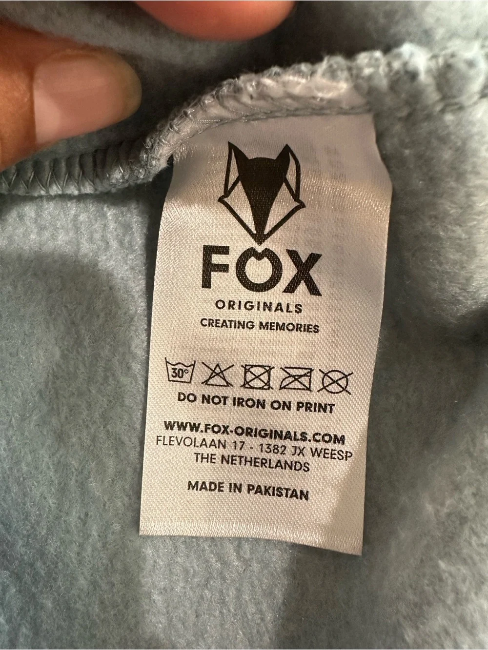 Fox Unisex Crewneck Sweatshirt in Sage Green